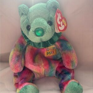 Ty Beanies - The Birthday Beanies Collection - May - Emerald
